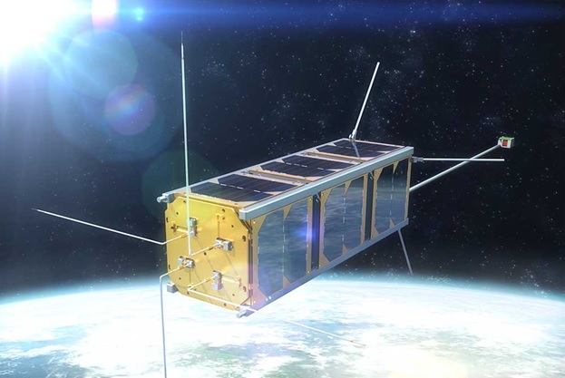 Рисунок 2 - Выведенный на орбиту CubeSat размера 3U